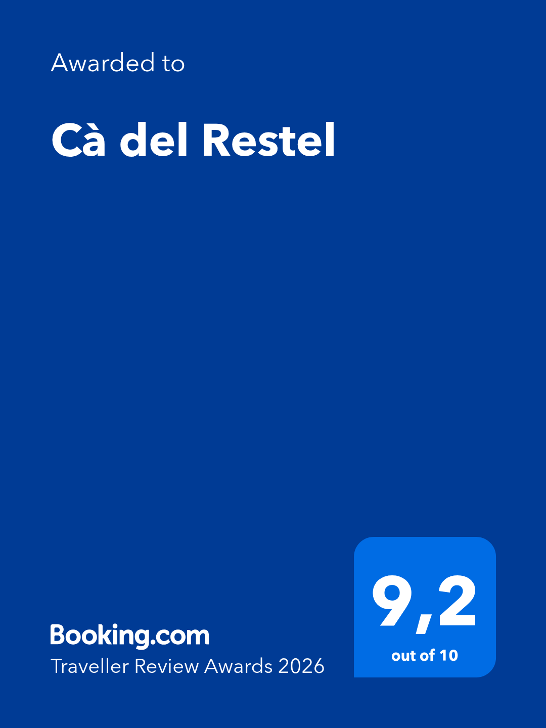 Booking Cà del Restel
